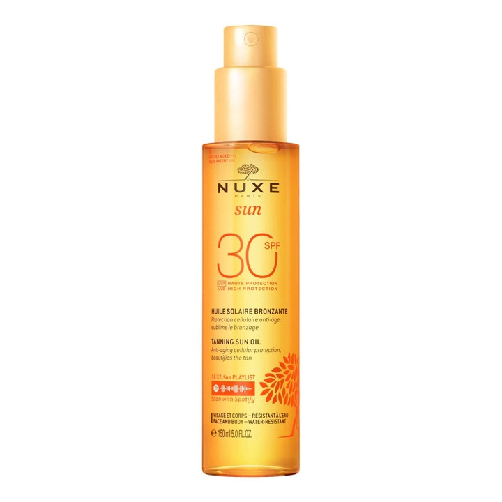 Spray de protecție solară Nuxe Soare, SPF 30, 150 ml, tester
