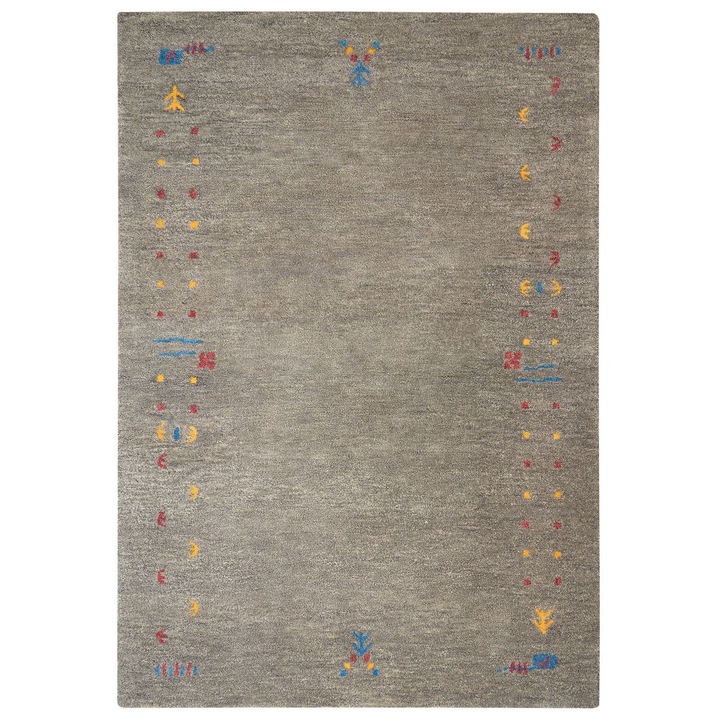 Covor din lana Gabbeh gri 160 x 230 cm Seymen