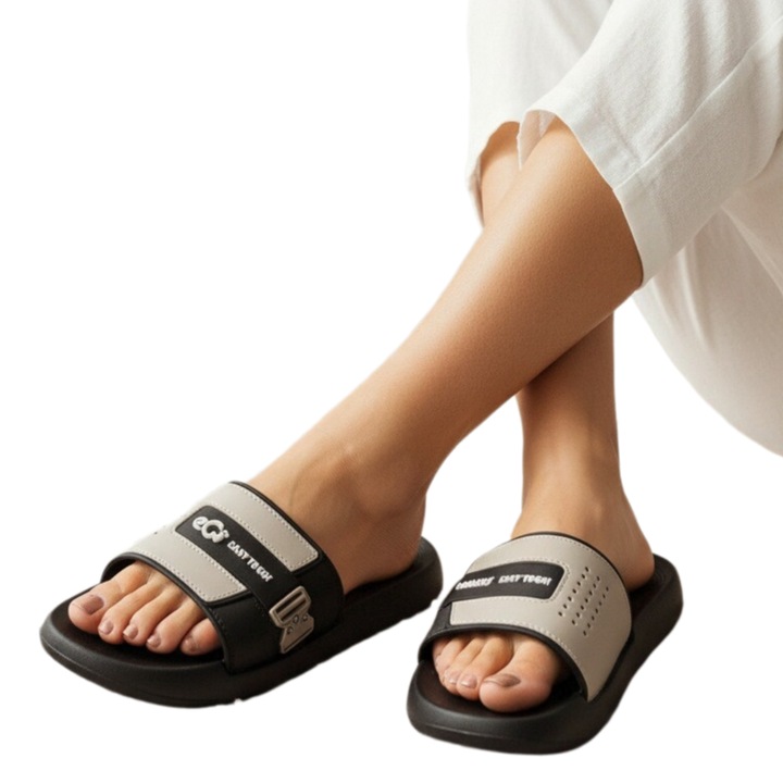 Papuci veseli H717negru 124009, Negru, 39