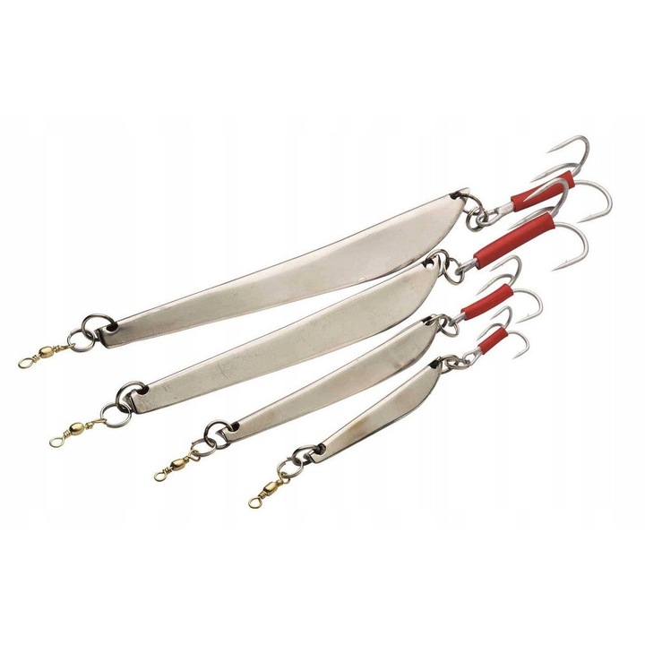 Set 10 naluci Rumpol 1000G-150G, culoare argintie