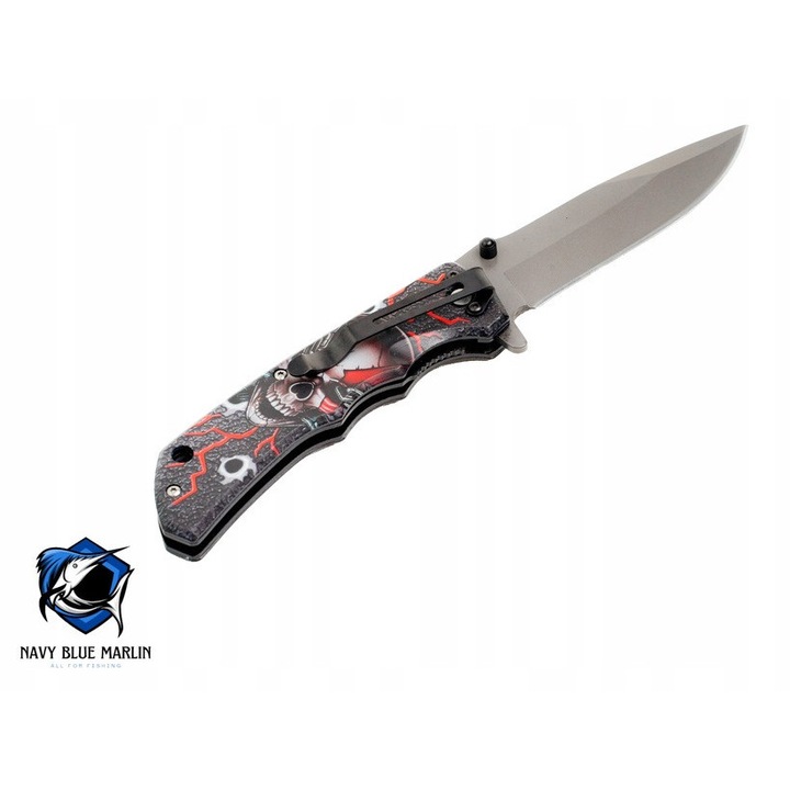 Briceag vanatoare Rumpol, tip Drop point, 9,5cm lama, 22,5cm lungime desfacut, 12,5cm lungime pliat