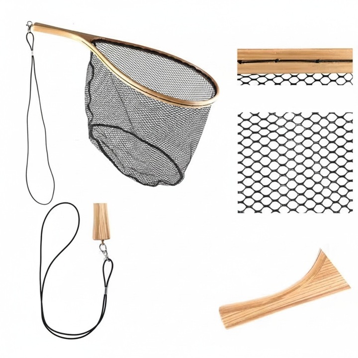 Podbierak Muchowy Rumpol, 35cm, cu Siatka Gumata, 25x15cm, Compact