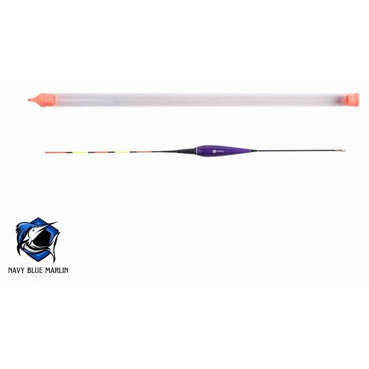 Pluta de pescuit LED 5g Rumpol, violet, 36cm, set cu baterie inclusa