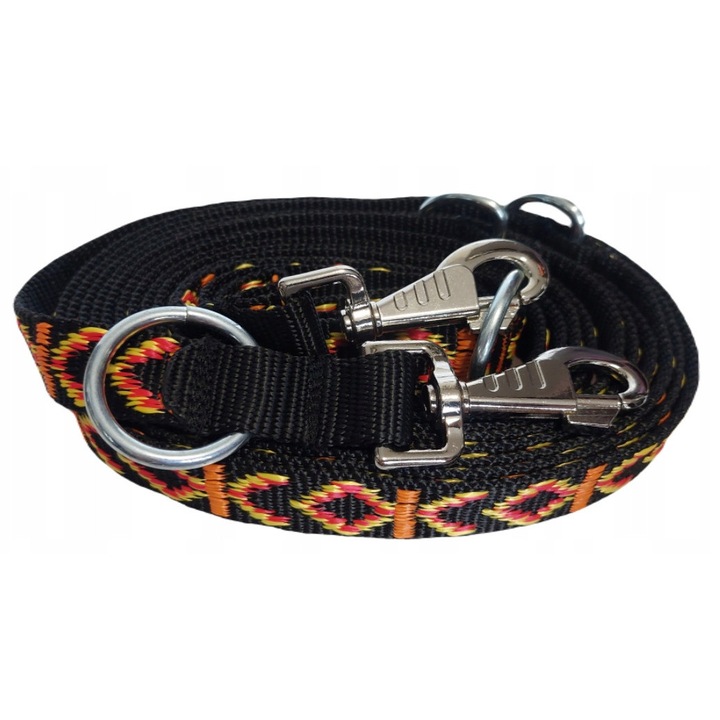 Lesa pentru caini mari si medii 5m, 2,5cm latime ZL