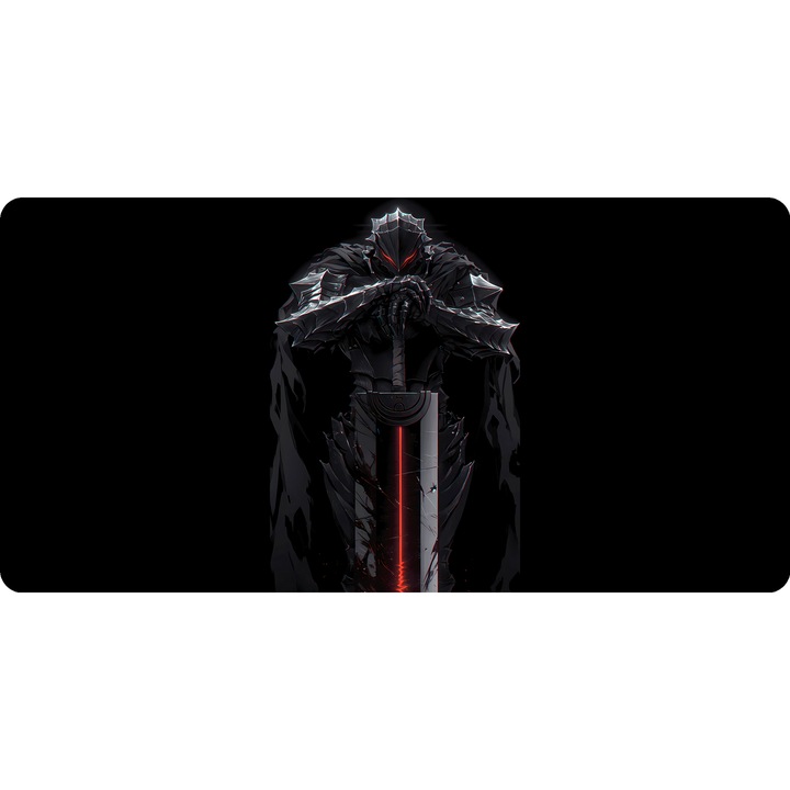 Mousepad Nature Deskmat Guts Black Swordsman 700x350x2mm margini drepte necusute Oktane