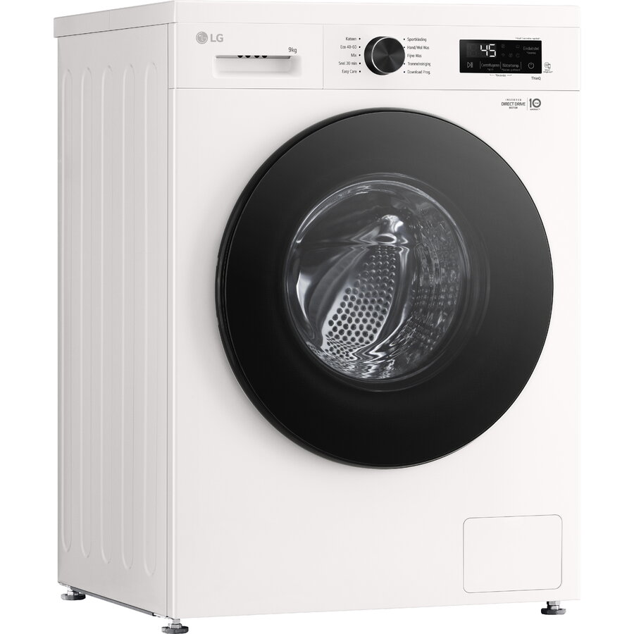 Masina de spalat LG F4X1009NWB, A, Incarcare frontala, Capacitate de spalare 9 kg, Adancime 55 cm, 1400 rpm, Alb
