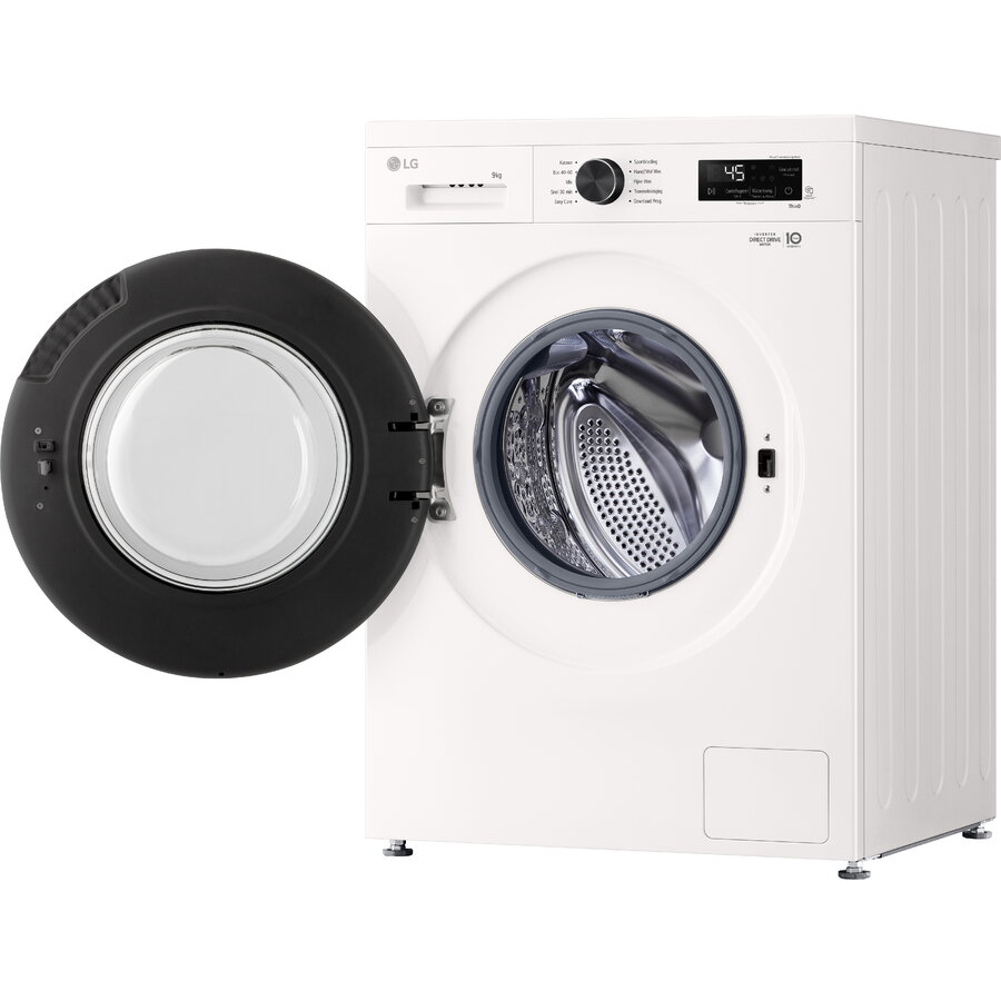 Masina de spalat LG F4X1009NWB, A, Incarcare frontala, Capacitate de spalare 9 kg, Adancime 55 cm, 1400 rpm, Alb
