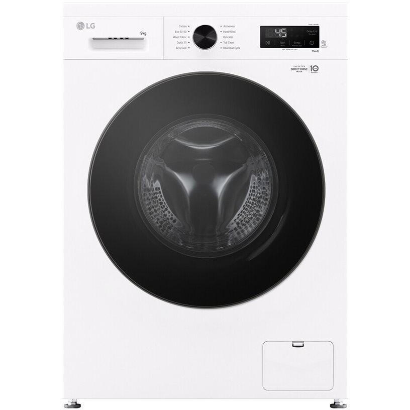 Masina de spalat LG F4X1009NWB, A, Incarcare frontala, Capacitate de spalare 9 kg, Adancime 55 cm, 1400 rpm, Alb
