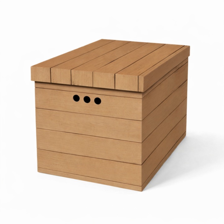 Cutie depozitare DekorHome, XL, 44,8x33,2x32,8cm, culoare maro