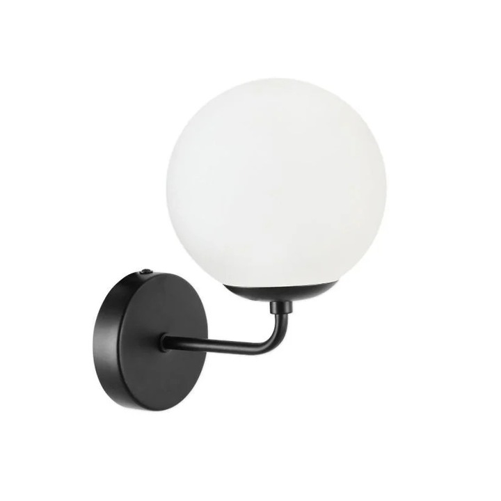 Аплик за интериор Sefora, 1xE27, черен, Klausen