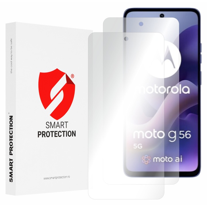 Комплект матово антирефлексно защитно фолио Smart Protection за Motorola Moto G56, цяло тяло, дисплей и гръб
