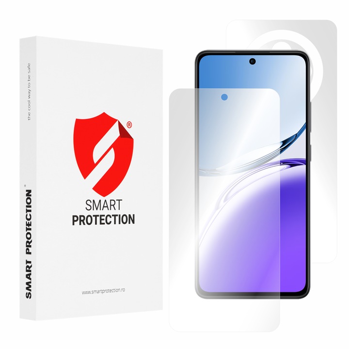 Комплект матово защитно фолио против отблясъци Smart Protection за Oppo Reno 12 F, цяло тяло, дисплей и гръб