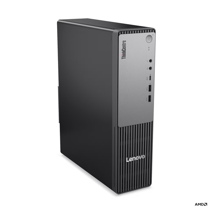 Настолен компютър Lenovo ThinkCentre Neo 55s Gen 6, 13G0001GBL.64GB, Windows 11 Pro, AMD Ryzen 7 250 (8-ядрен), AMD Radeon 780M, 64 GB 5600 MHz DDR5, Черен