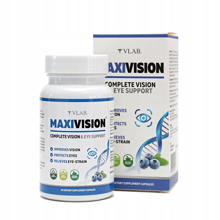 Хранителна добавка NGS MAXIVISION, растителни екстракти, таблетки, за мъже
