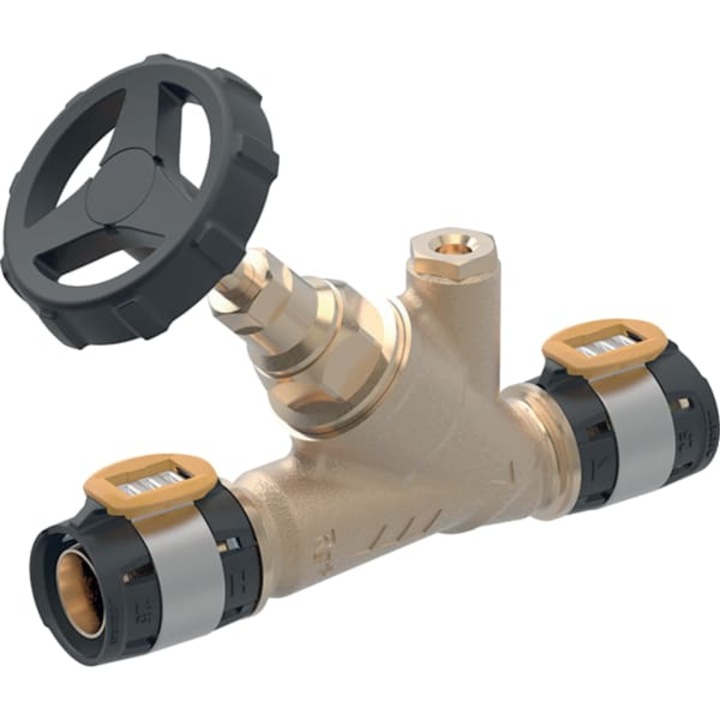 Robinet cu cot Geberit FlowFit d50, bronz fără plumb, etanșare EPDM, 24cm