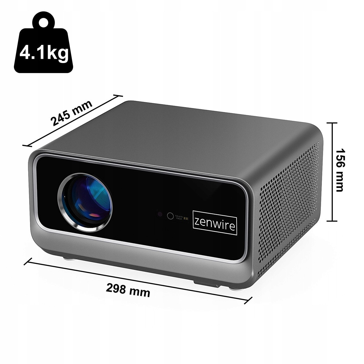 セール中・新品・MULTIMEDIA PROJECTOR 230 本体 Projektor Zenwire PrimeView G60, Google TV Android 14, Full HD