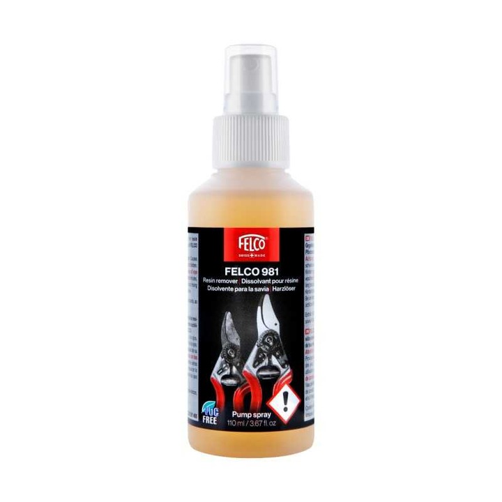 Spray curățare lame foarfeci FELCO 981, 110 ml, biodegradabil, fără aerosoli