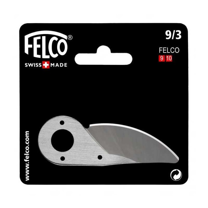Lama 9/3 pentru foarfeci Felco, otel, set 1 bucata