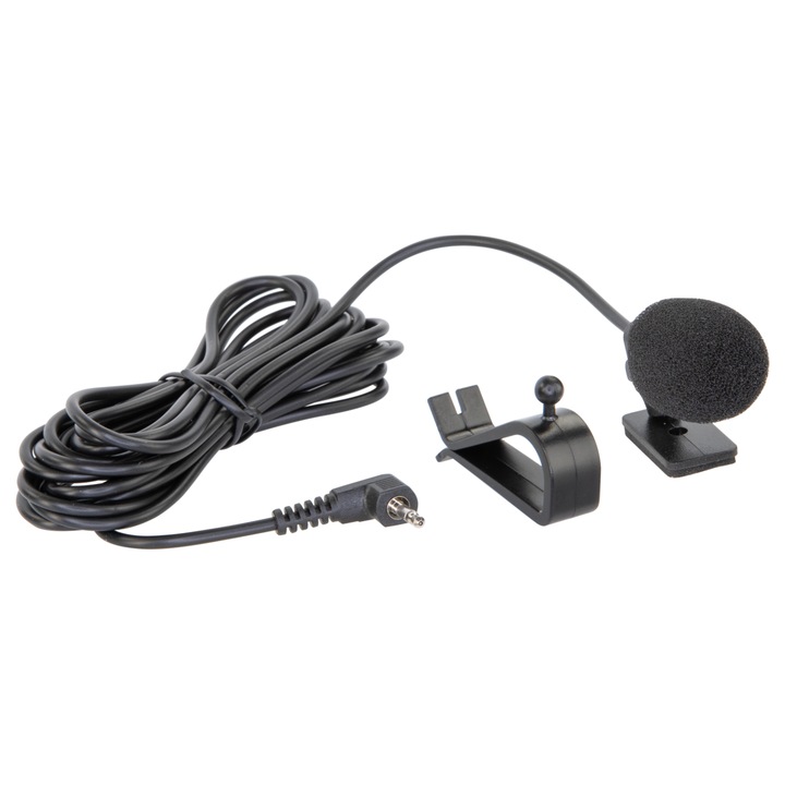 DENSION mikrofon, 2,5mm, 300cm, 9,7x6,7mm, diszkrét beépítés