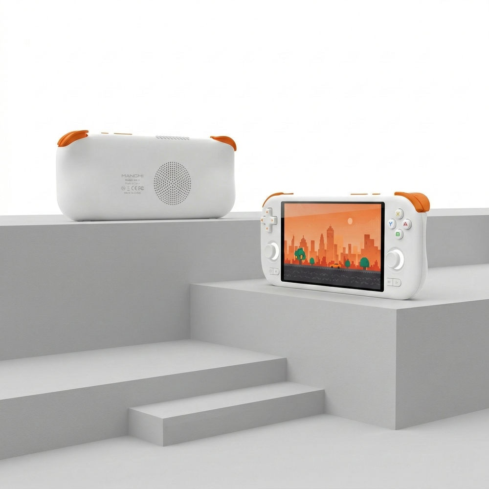 Consola portabila Mangmi Air X, Qualcomm Snapdragon 662 2GHz, 4GB LPDDR4X, IPS LCD 5.5" 1920x1080, 5000 mAh, WiFi 5, Bluetooth 5.0, alb