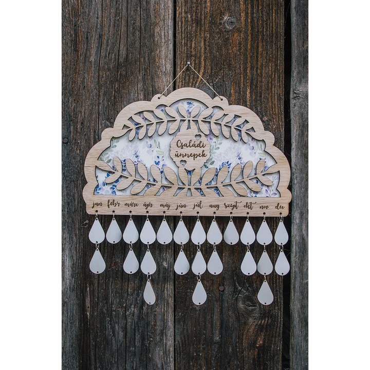 Calendar zile de nastere - model lavanda