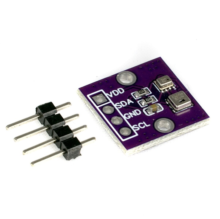 Modul senzor AHT20 și BMP280, Elektroweb, umiditate, temperatură, presiune, 15x15mm