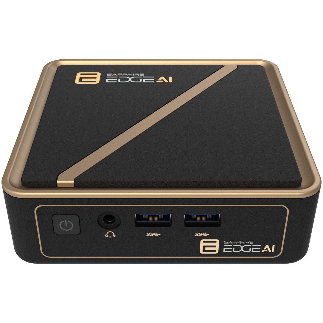 トップス PC Mini PC Sapphire Edge AI 350 cu procesor AMD Ryzen™ AI 7 PRO 350