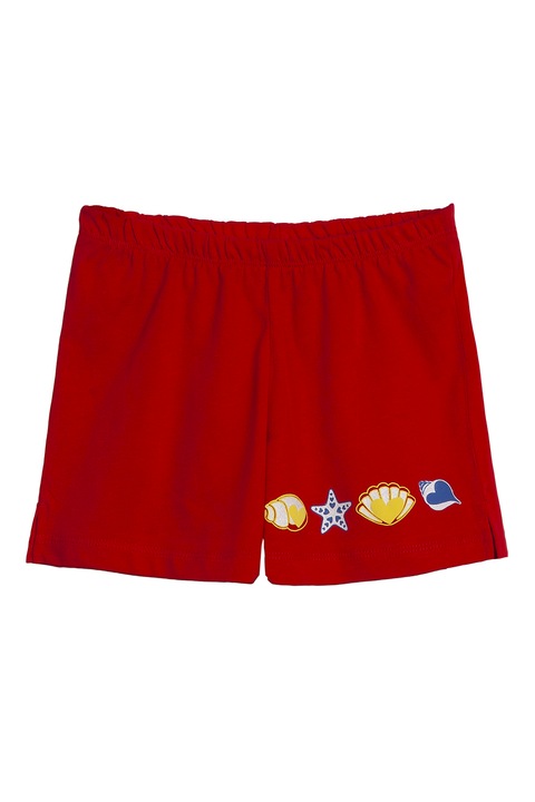 Agatha Ruiz de la Prada, Pantaloni scurti cu imprimeu grafic, Galben/Rosu inchis/Albastru