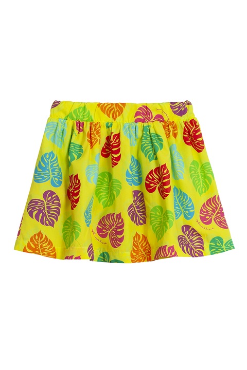 Agatha Ruiz de la Prada, Fusta mini evazata cu model, Rosu/Verde/Galben sofran