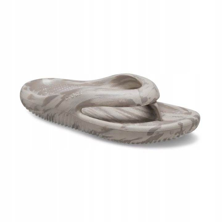 Crocs slapi dama Mellow Marbled Flip 208580 Mushroom Cobblestone 39-40 EU
