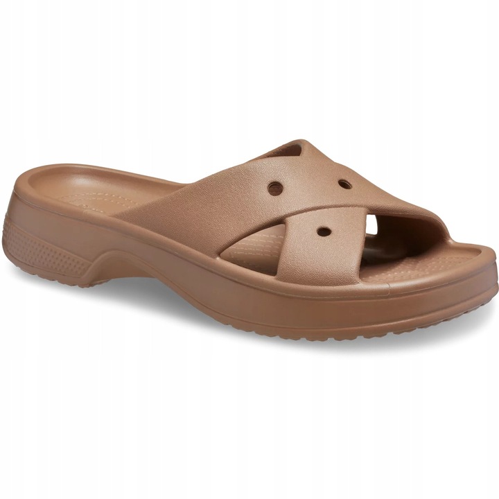 Crocs Sandale Femei Classic Cross Strap 210840 Milk Chocolate 41-42 EU