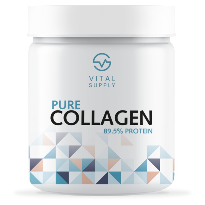 Supliment nutritiv, Pro Line, Colagen pur 250g, 100% natural, cu vitamina C și D, pulbere