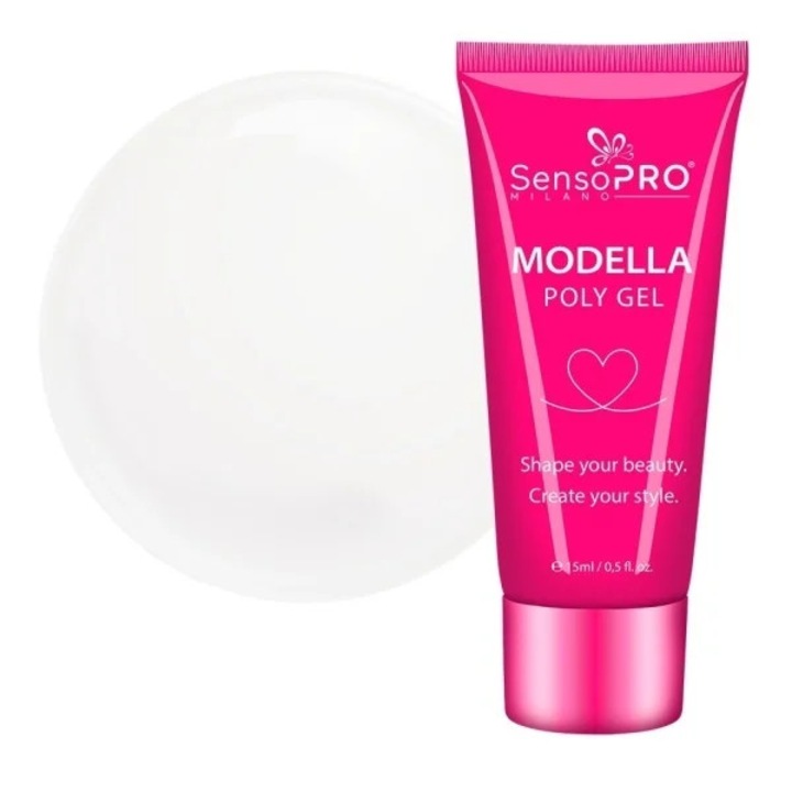 Polygel MODELLA SensoPRO Milano - White, 15ml