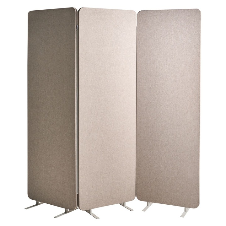 Paravan de birou Standi Bej