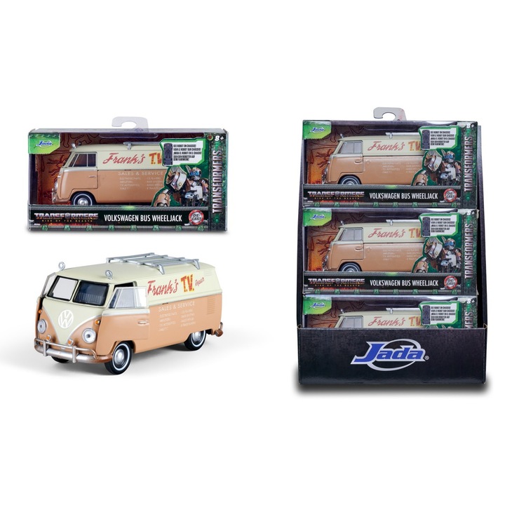 Метална количка Volkswagen Wheeljack, Jada, мащаб 1:32, ръчна, 3 години