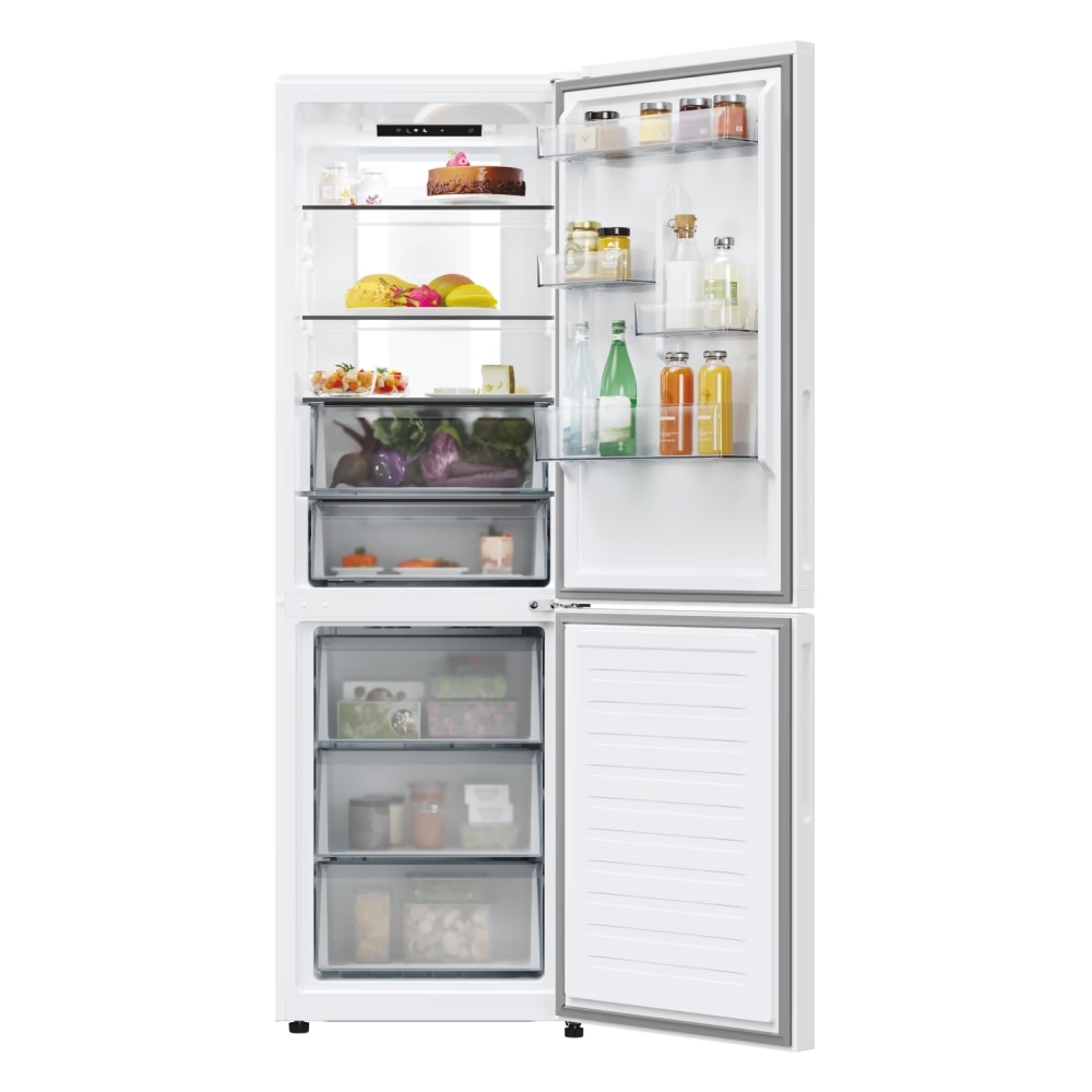 Combina frigorifica Candy ECN4CQTEW186, No Frost, 355 l, H 185 cm, Clasa E, Wi-Fi, Alb