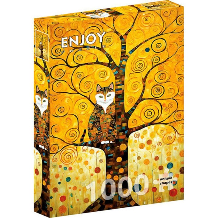 Enjoy 1000 db-os puzzle - Gustav Klimt's Cat in the Tree of Life (2316)