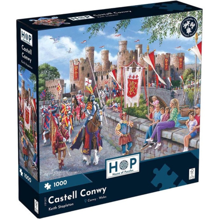 House of Puzzles 1000 db-os puzzle - Castell Conwy (HP0817)