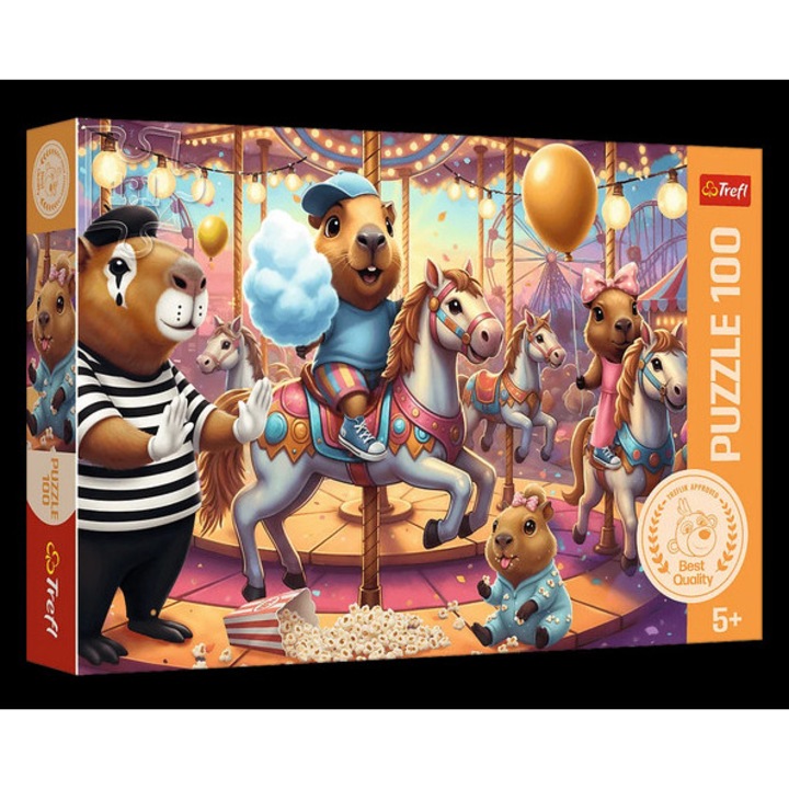 Trefl 100 db-os puzzle - Capybara (16566)