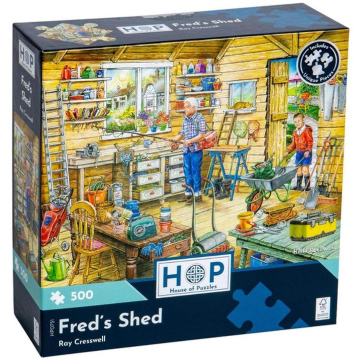 House of Puzzles 500 db-os puzzle - Fred's Shed (HP0751)