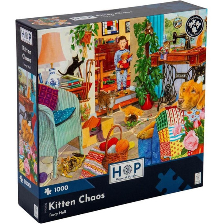 House of Puzzles 1000 db-os puzzle - Kitten Chaos (HP0702)