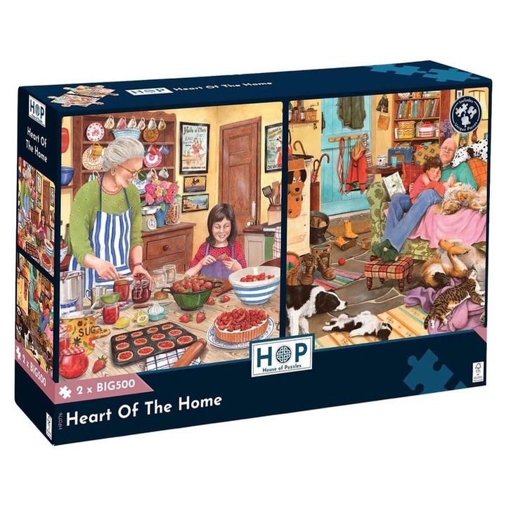 House of Puzzles 2 x 500 db-os XXL puzzle - Heart Of The Home (HP0776)