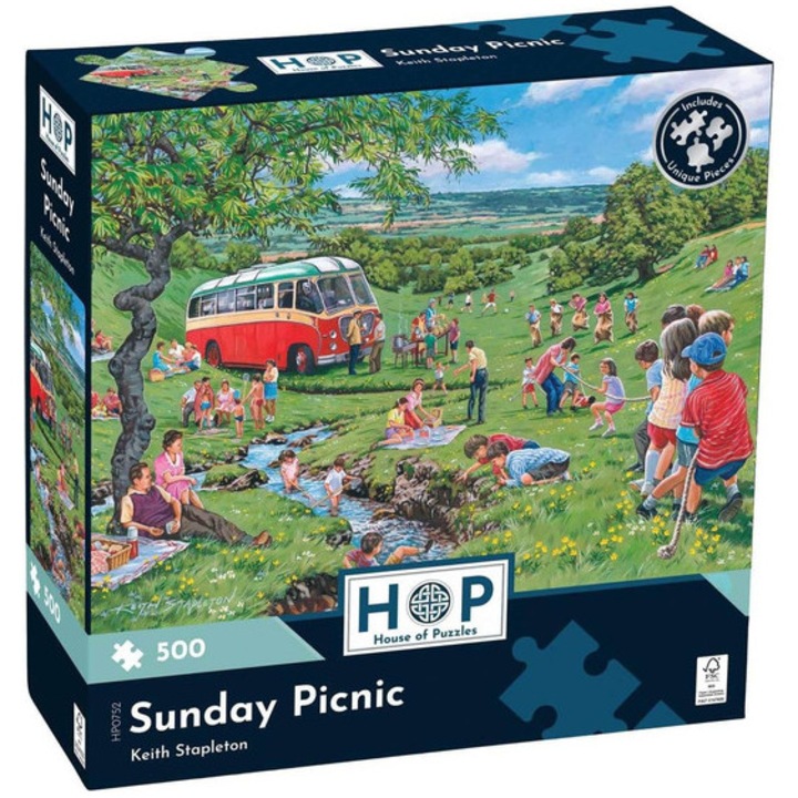 House of Puzzles 500 db-os puzzle - Sunday Picnic (HP0752)