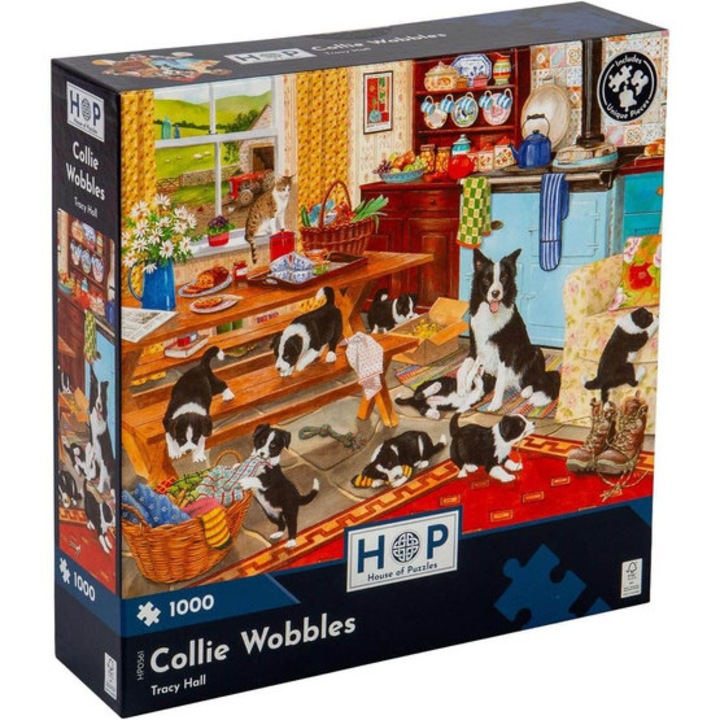 House of Puzzles puzzle de 1000 de piese - Collie Wobbles (HP0561)