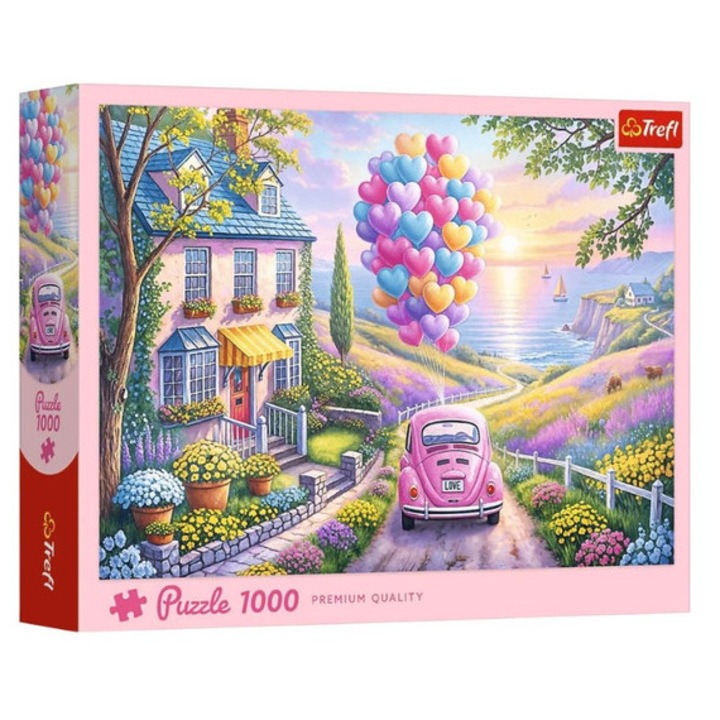 Trefl 1000 db-os puzzle - Romantikus kocsikázás (10971)