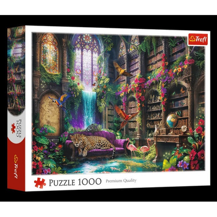 Puzzle Trefl 1000 piese - Biblioteca magică (10975)