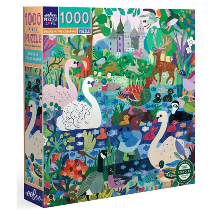 EeBoo 1000 db-os puzzle - Ducks in the Clearing (PZTDIC)