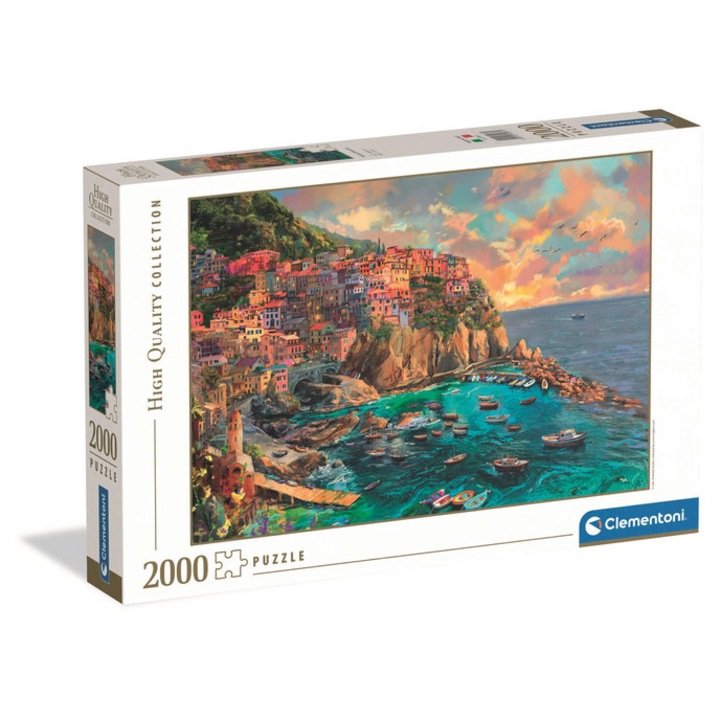 Puzzle Clementoni 2000 piese puzzle - Manarola pictată (32087)