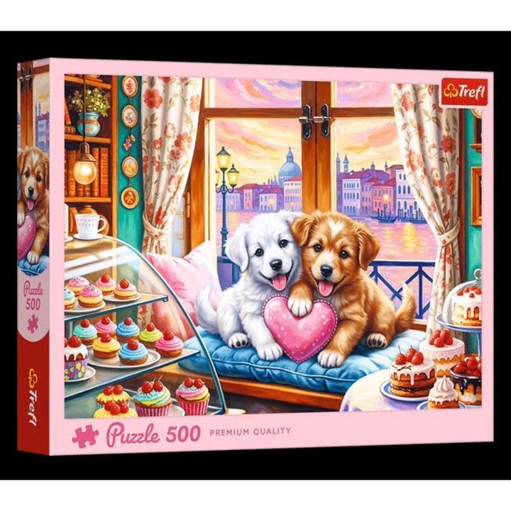 Trefl 500 db-os puzzle - Puppy Love (37554)