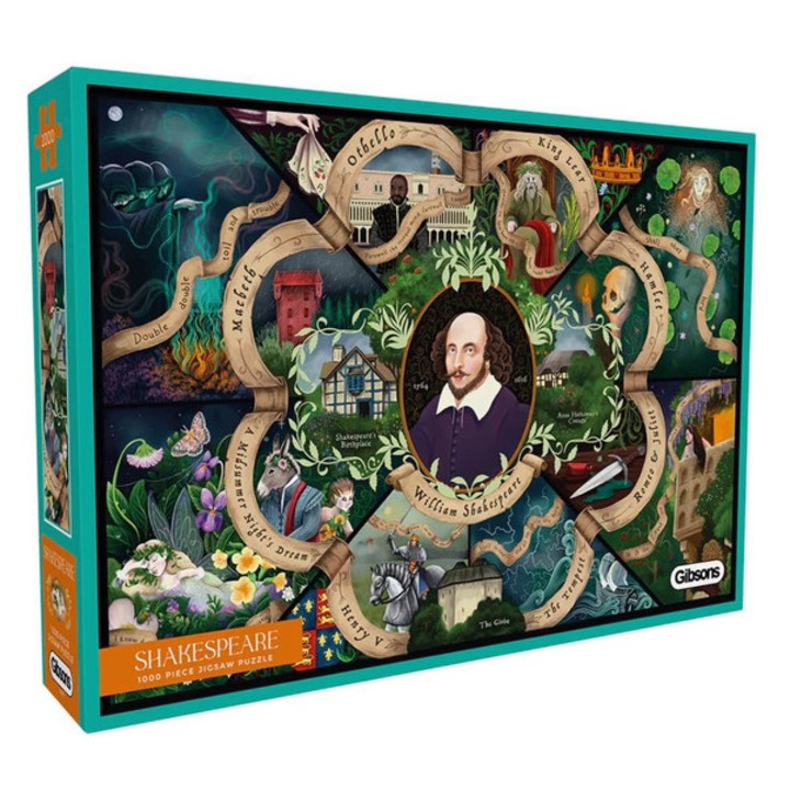 Puzzle Gibsons 1000 piese - Shakespeare (G7170)